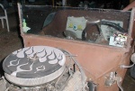 New air filter with Brian's flames added.
Nice filter nut made of cut off chevy pushrods.