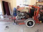 motor /trans test fit .55 pont 287and 53 ford 3 speed o/d motor /trans test fit .55 pont 287and 53 ford 3 speed o/d