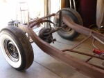 rear end mock up .57 ford 9" and 40 ford front spring with leaves removed rear end mock up .57 ford 9" and 40 ford front spring with leaves removed