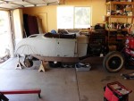 trial fit on car.have to cut fear floor out to fit frame trial fit on car.have to cut fear floor out to fit frame