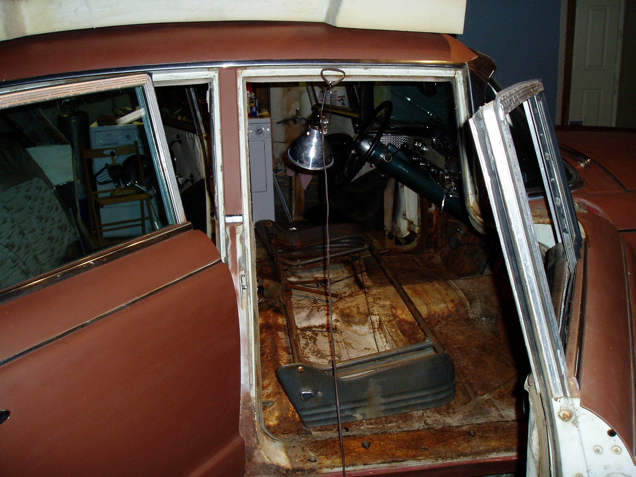 I removed the front and rear seats