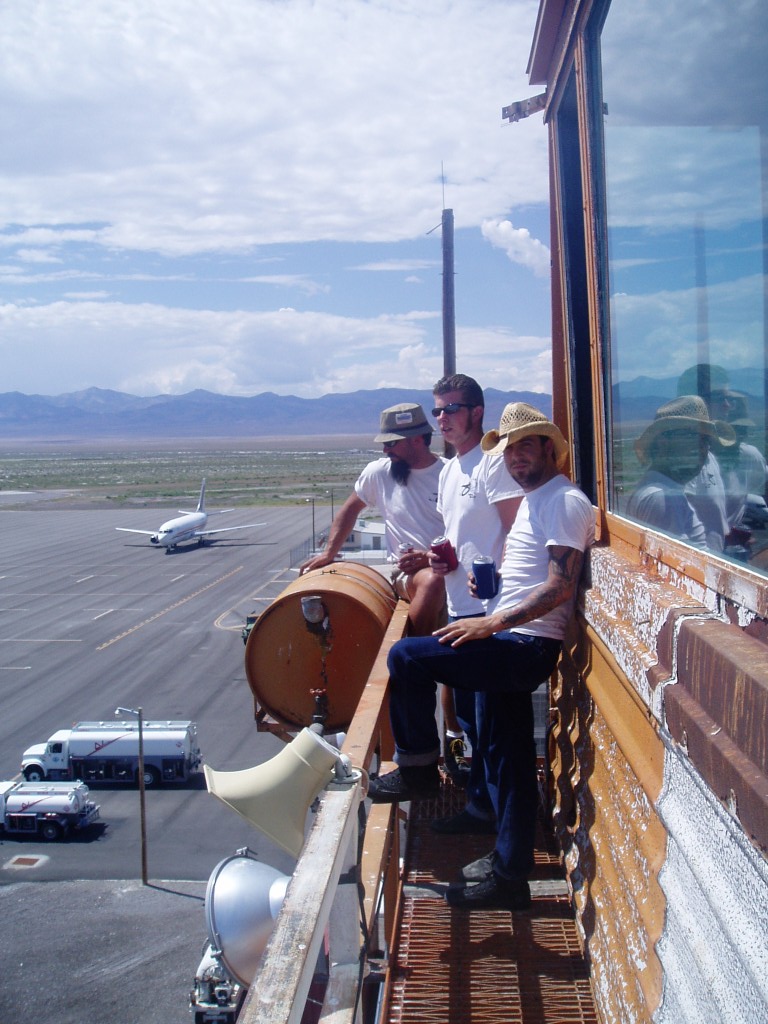 Wendover Air Force Base. No racing, so we're tourists.