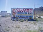 Tonopah, Nevada. Clown Motel.
