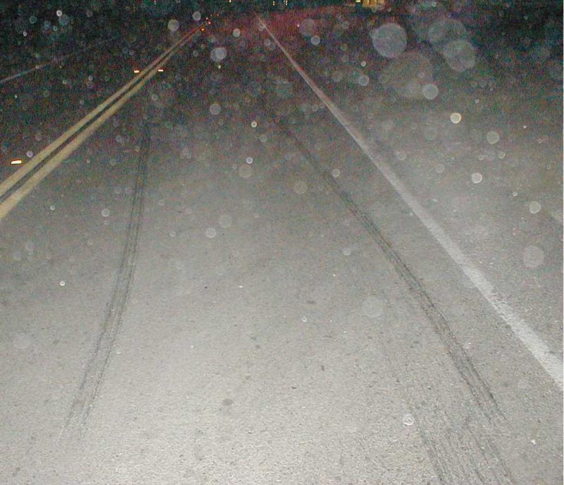 125 feet worth of burnout bethlehem.
No power braking or other coaxing manuvers were performed while making this sacrifice to t