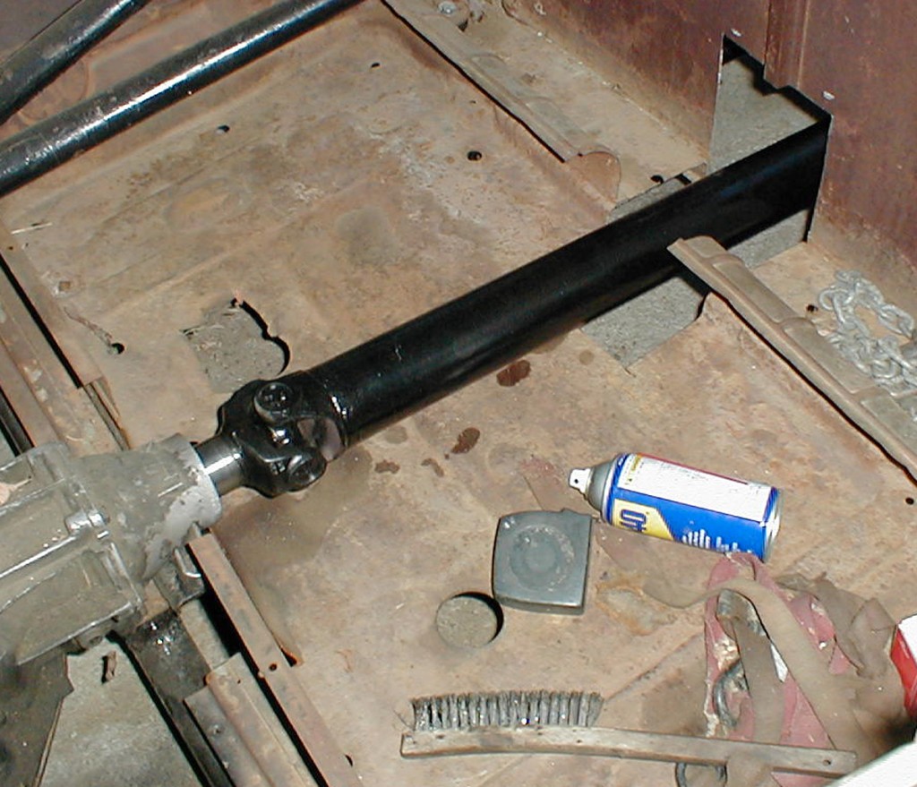 Driveshaft is done and in.