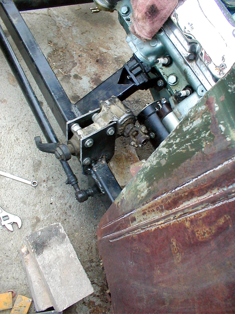 A first hack at steering box location.