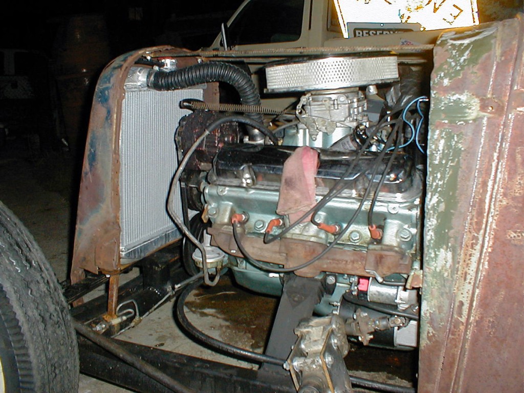 Motor is detailed out and steering box is finish-welded.