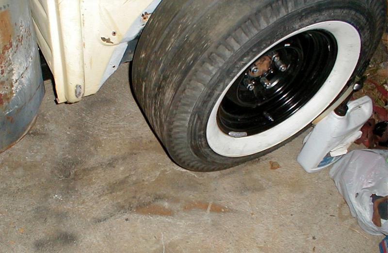 A celebratory burnout is done on the porch.