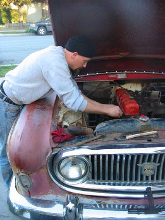 Changing spark plugs