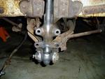 3-28-2006. Front spindle mount and bushings cleaned up.