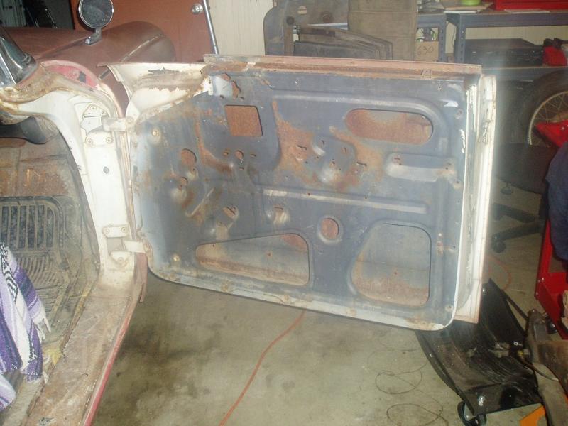 Sunday 2-18-2007. Removed all door hardware except for outside door handle (all doors).