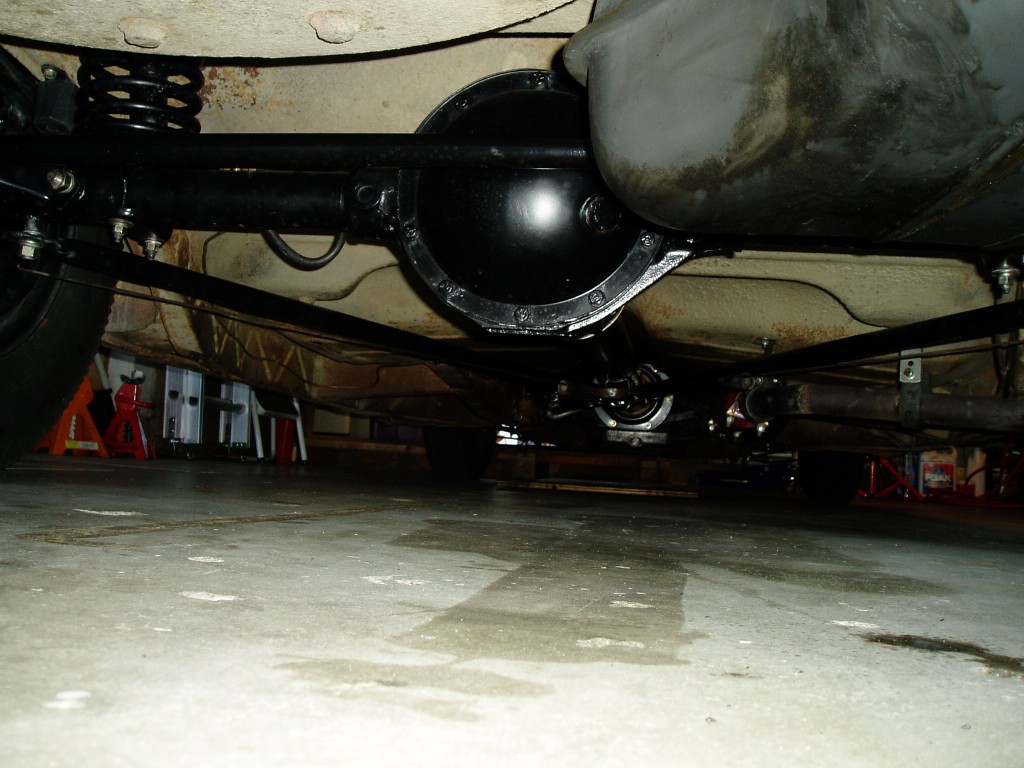 Under car after install.