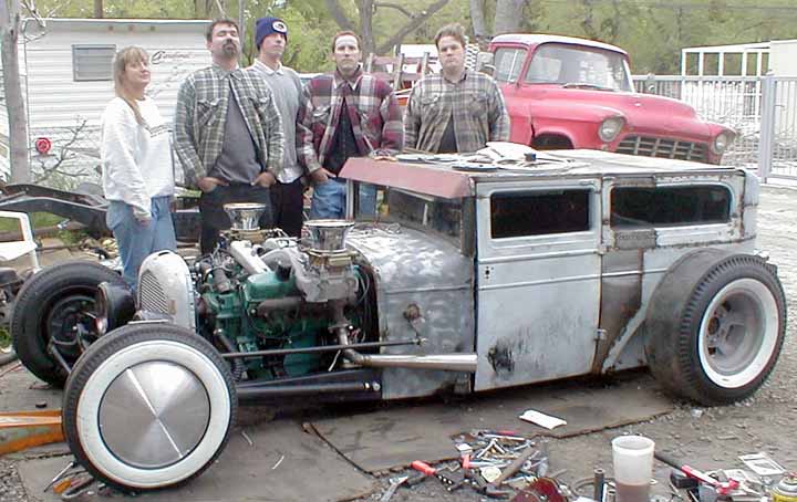 ...and although we look to be in good spirits, we're actually pissed 'cause the intake isn't working and we gotta take it off.