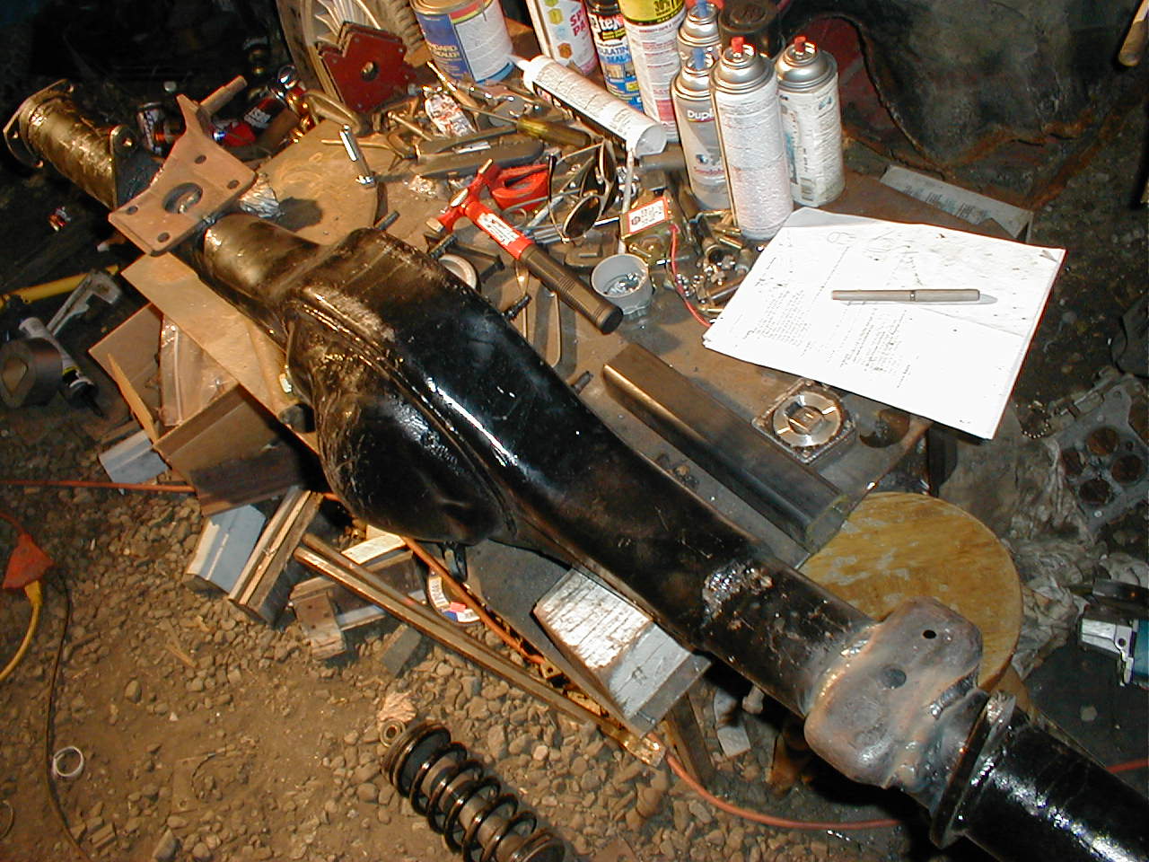 One week until it's time to leave.
I finally have to surrender to the pressure I'm getting from the coilovers.
I've gotta driv