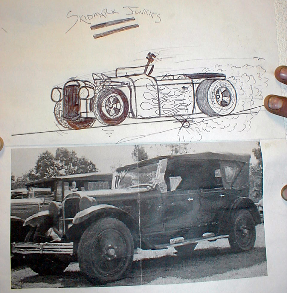 Below: A similar original 1927 Dodge Brothers Touring Sedan.