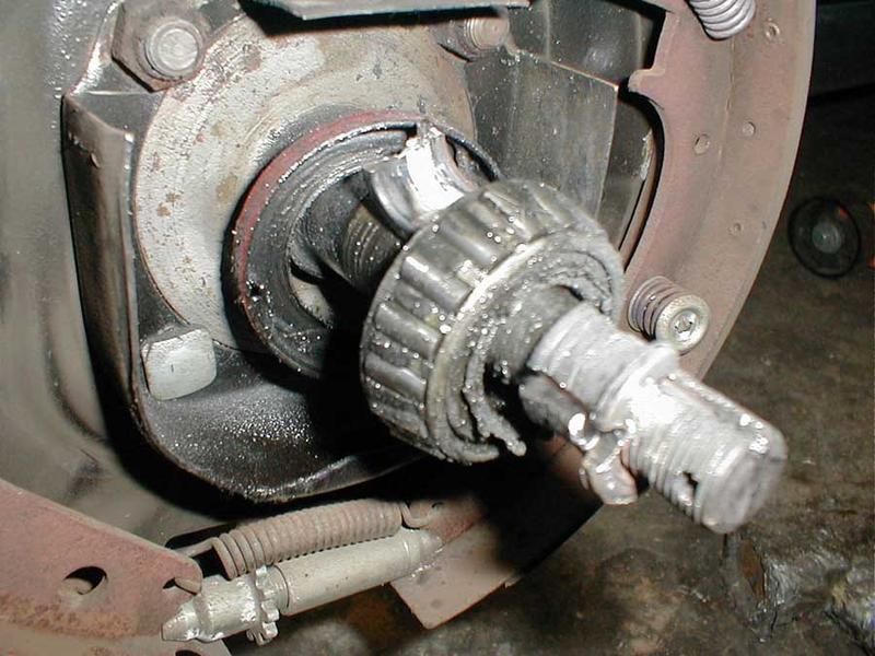 The vibration in the car that's been becoming more evident since Vegas has been the remains of the outer bearing welding itself 