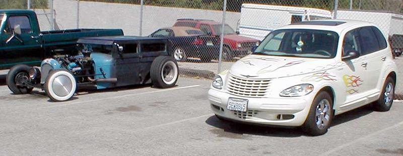 The really neato thing about having a hot rod of your own is that you get to park at work with all the other cool people who hav