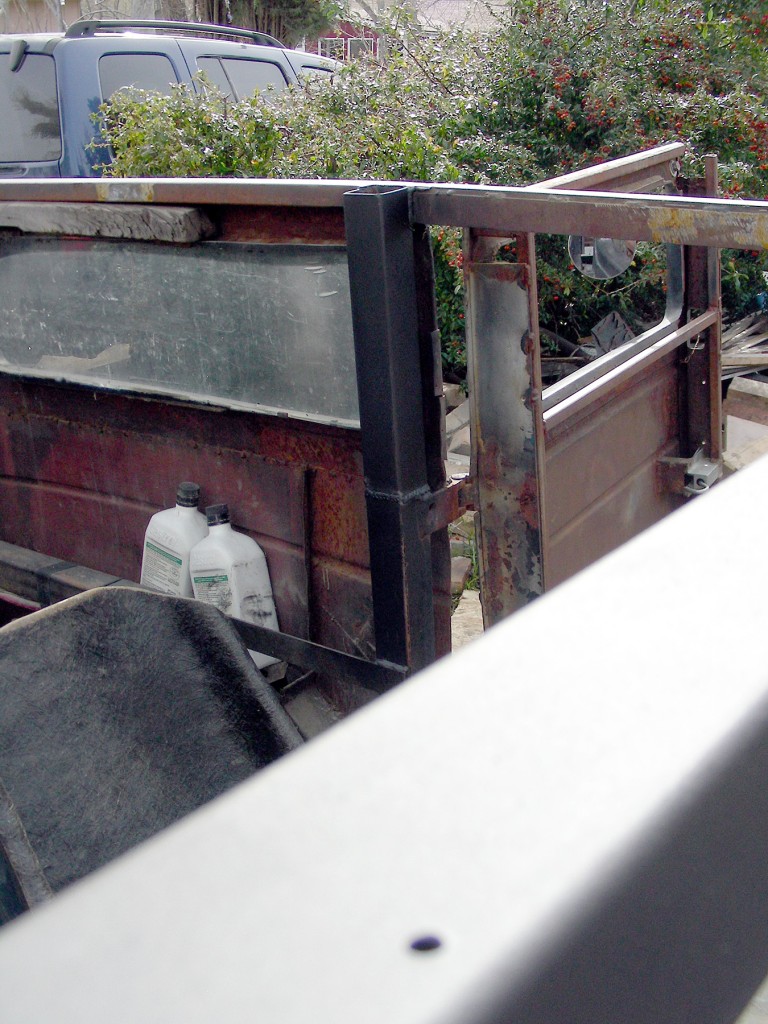 I extended the b-pillars to the roofline so everything's tied in better.