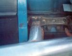 I was wrong. The rear port on the passenger side just barely clears the firewall, allowing for a straight shot.
The paint ain't