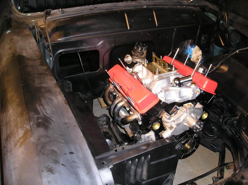 The firewall will need to be reworked so I can put the damn distributor cap on.