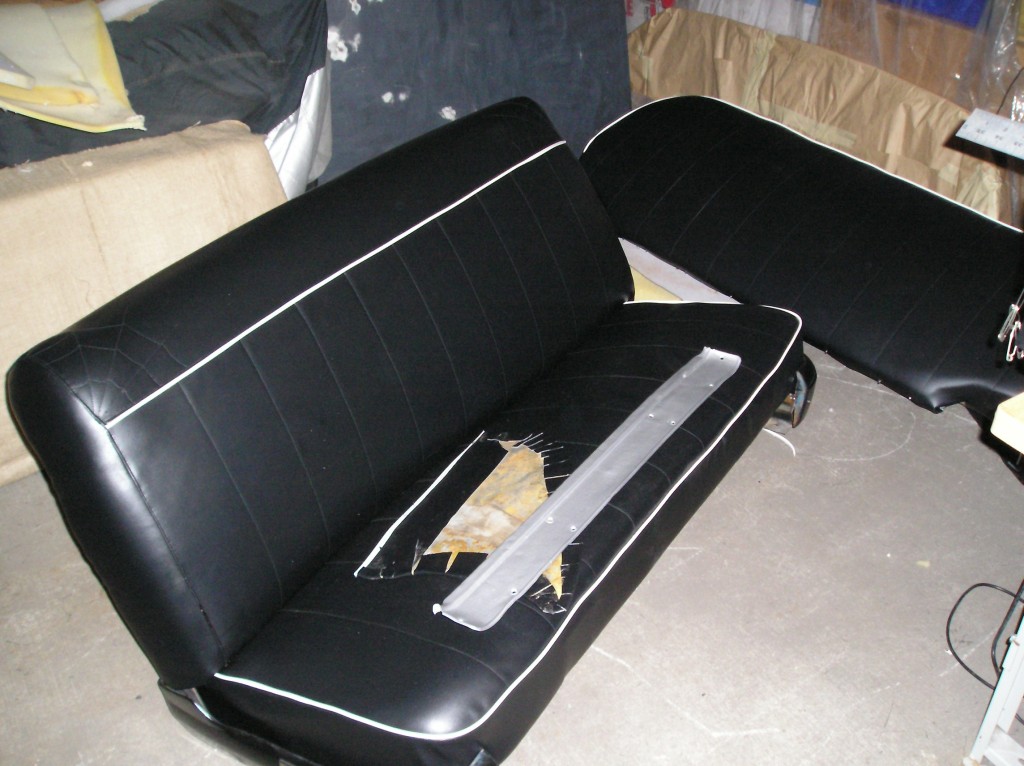 The seats are coming along nicely