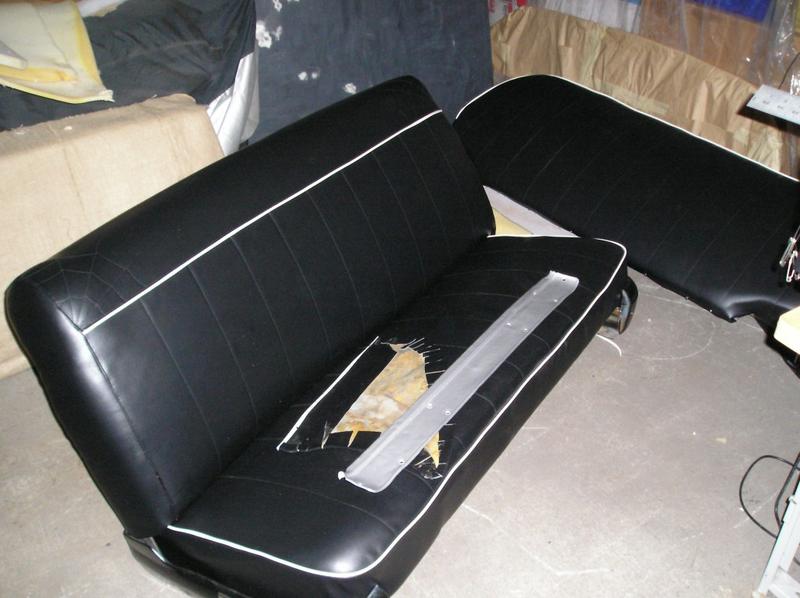 The seats are coming along nicely