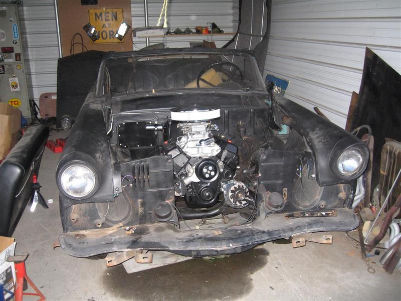 I'll be adding about 125 horsepower over the stock 272 Y-Block, we'll see how long the rear-end lasts.