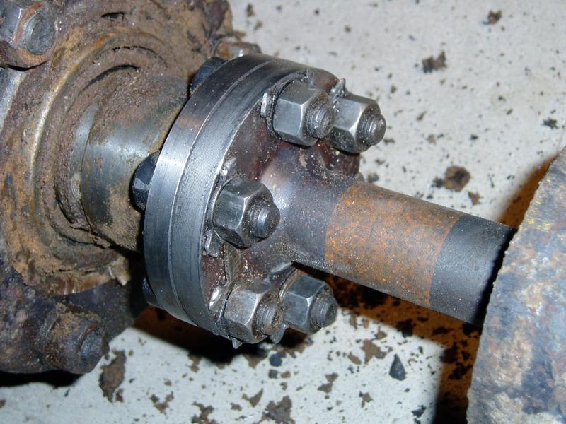 I'm not sure what these "dual" lock washers are called. I bent them away from the nuts with a chisel/scraper and then 