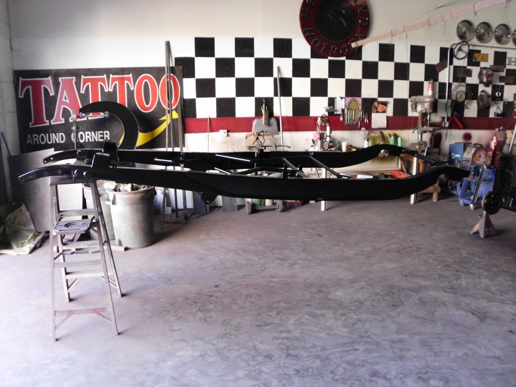 frame painted gloss black