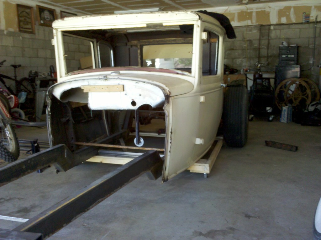 Rear end in for mock up