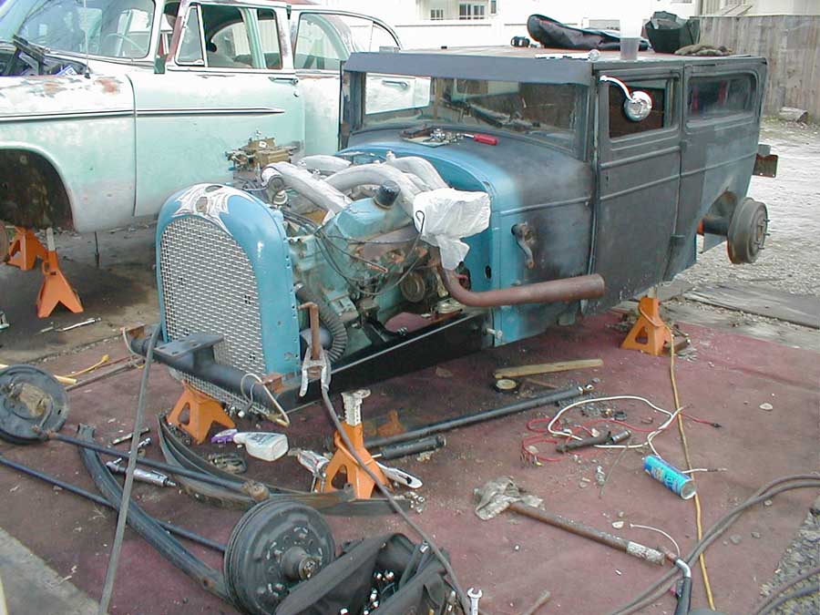 What a mess.
Near the greatest point of disassembly.