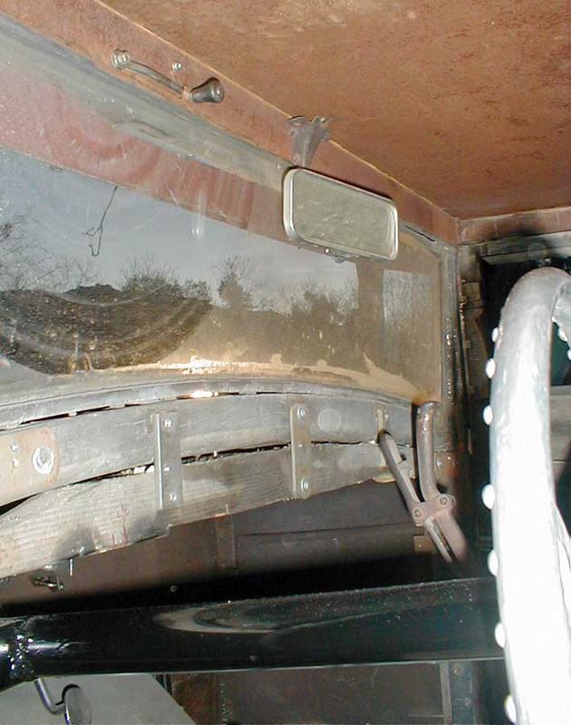 Polished column and wiper retainer clip.