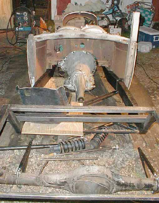 More interior brainstorming and a good view of the nice line that the manifolds strike off the top of the cowl.