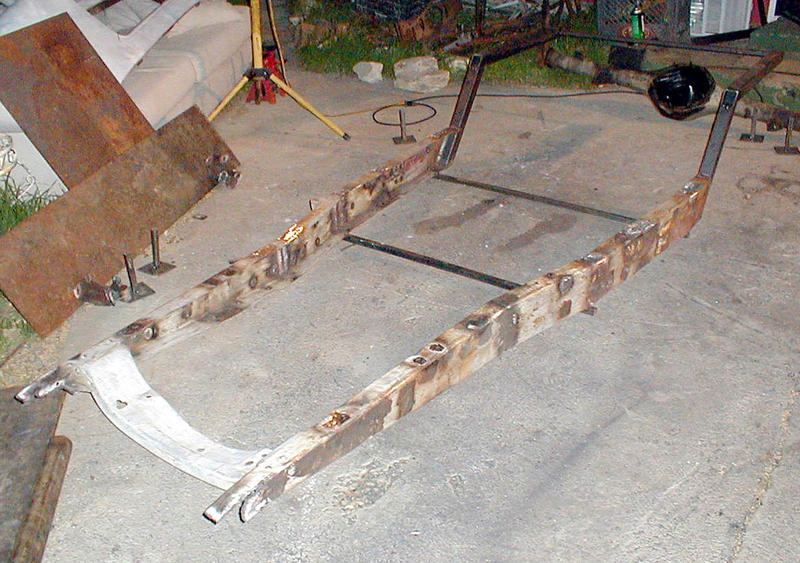 Gettin' cleaner.
Second Z scabbed on.