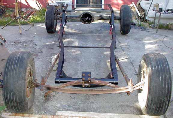 Humble beginnings of a rolling chassis.
