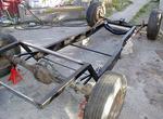 Rolling chassis rear view.