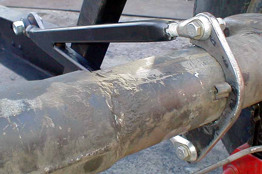 Ladder bar saddle detail.