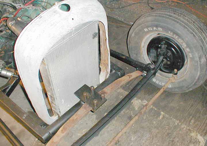 Radiator proximity and front end geometry.