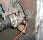 Driver side firewall patch.
Hand hammered 18ga - my first body work ever.