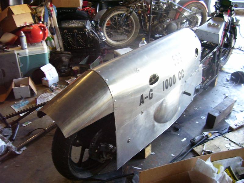 Here is the tail, formed & riveted on. SCTA "A" legal.