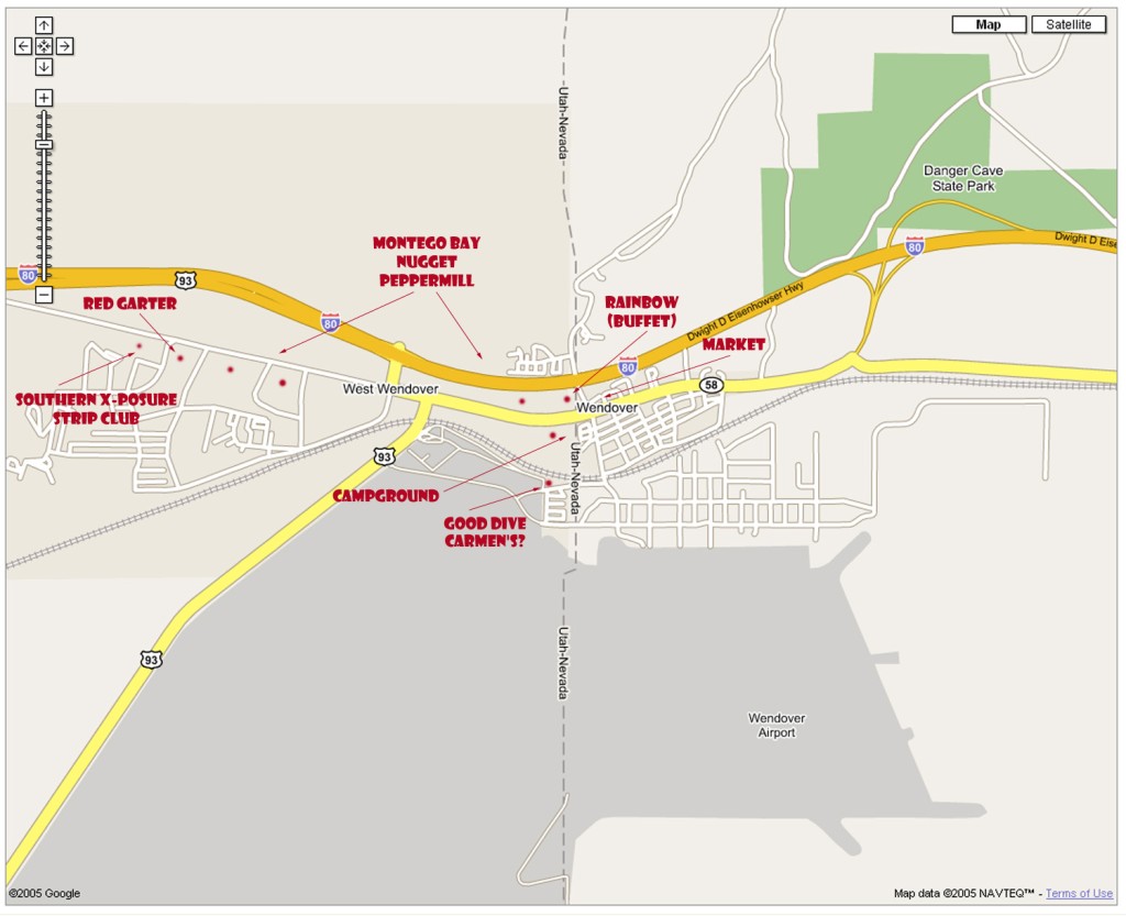 Wendover Map