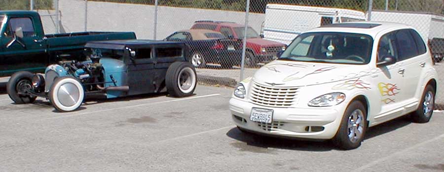 The really neato thing about having a hot rod of your own is that you get to park at work with all the other cool people who hav