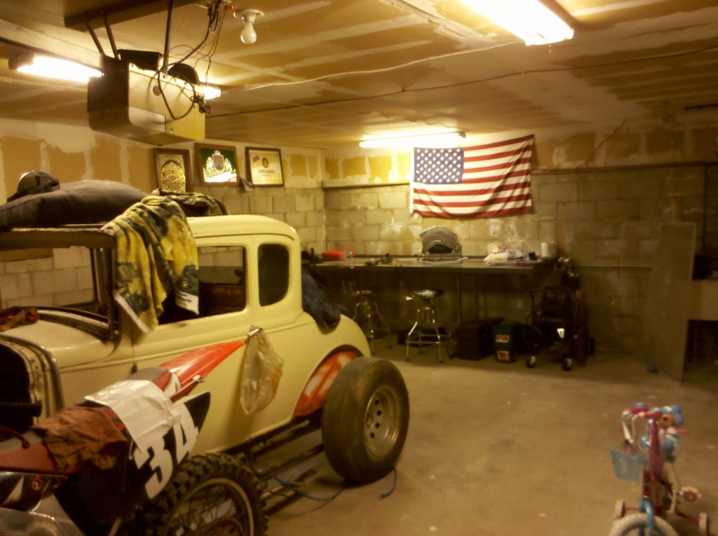 Workbench built, time to dust the junk off the coupe!