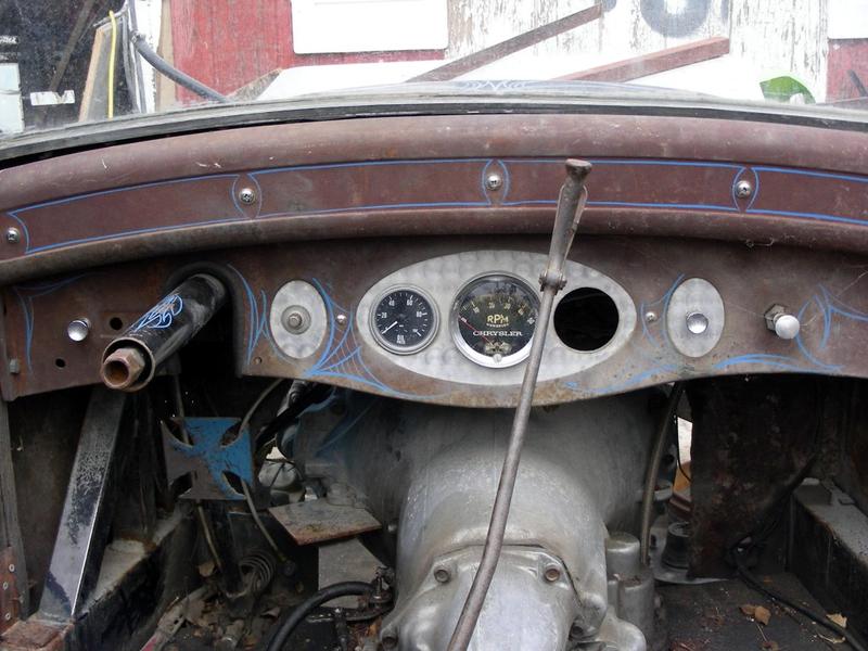 I'm proud of how well-worn the cockpit is. Hotrods are to be driven. Hard. A lot.