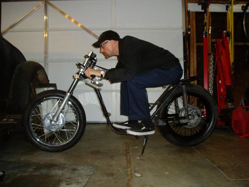 Monkey on bike