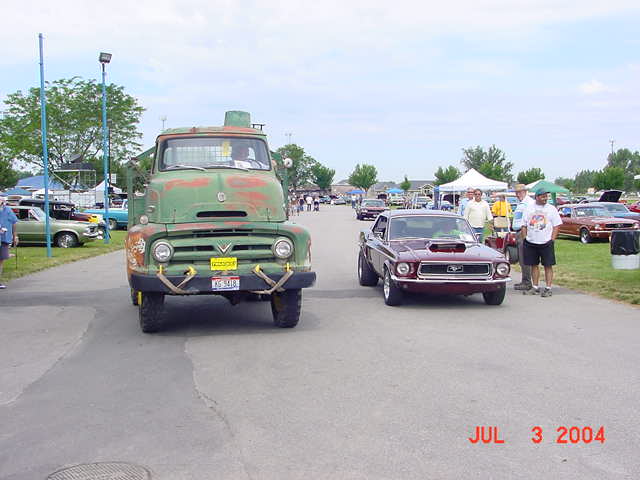 No, the COE did not race the Mustang.
