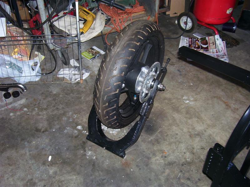 Swing arm I made from scratch.