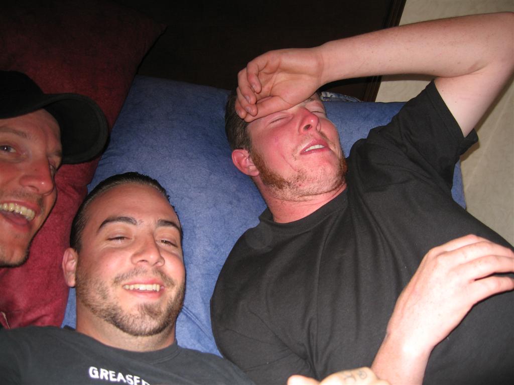 Clean, fed, buzzed. Damn that's a hot rod hat trick.