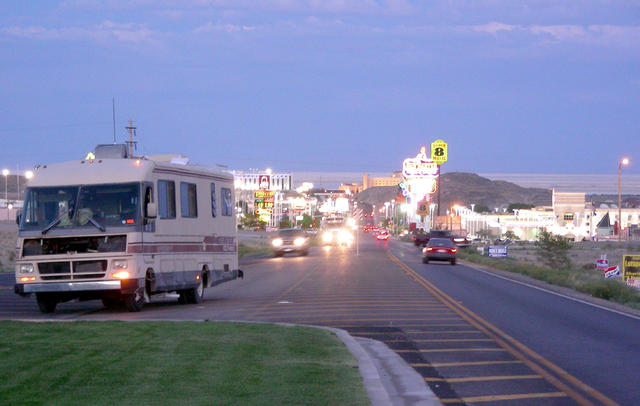 Wendover from the base of Willie.
