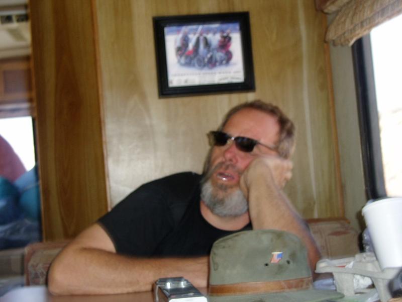 Snotty takes a break.